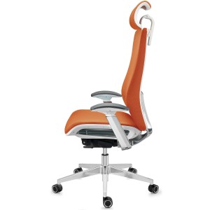 Silla ergonómica ENERGY, reposacabezas, en negro