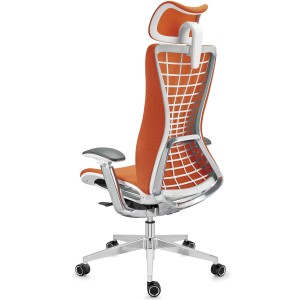 Silla ergonómica ENERGY, reposacabezas, en negro