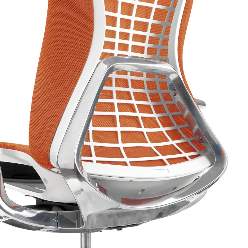 Silla ergonómica ENERGY, reposacabezas, en negro