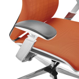 Silla ergonómica ENERGY, reposacabezas, en negro