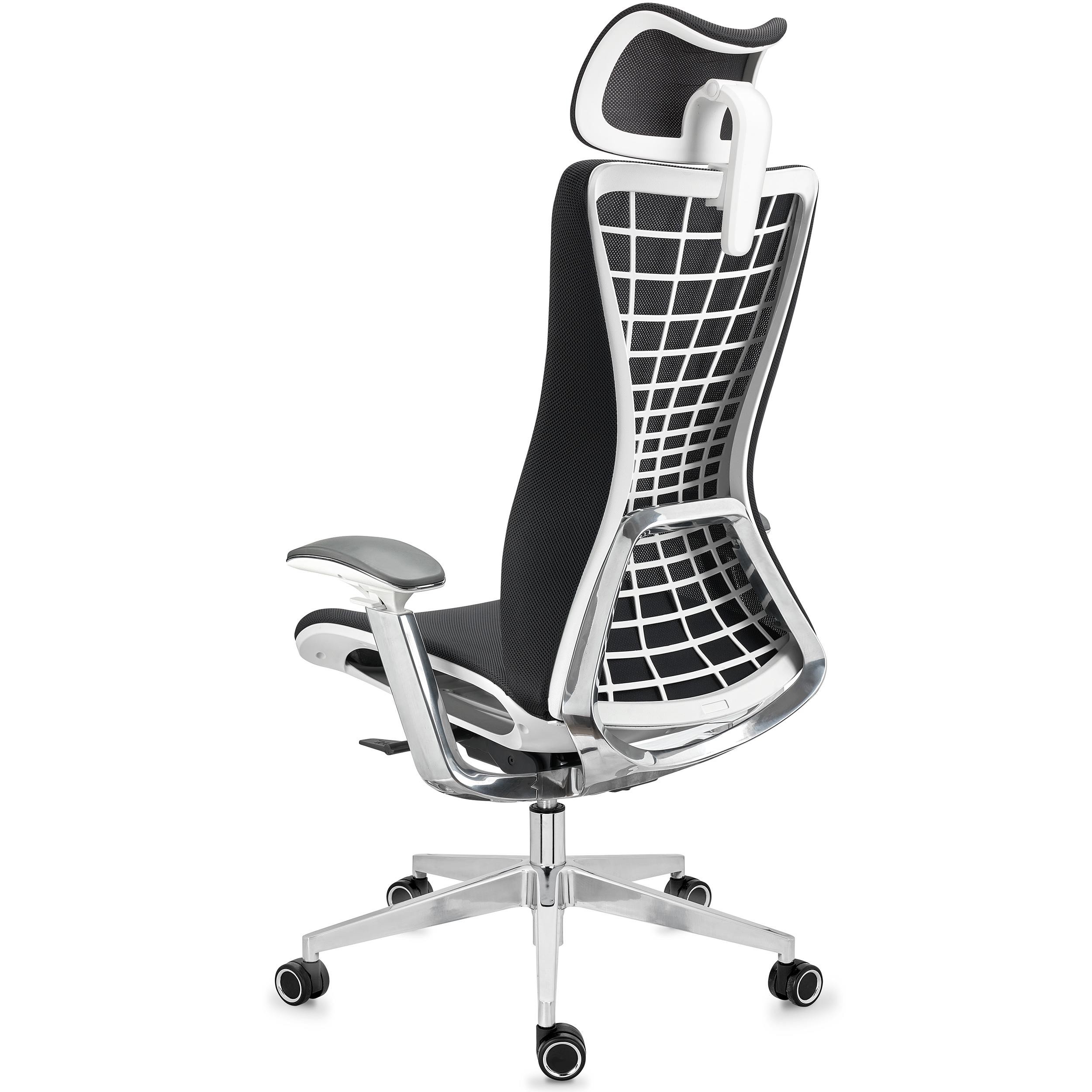 Silla Ergonómica ENERGY, Reposacabezas, Máxima Tecnología y Calidad, En Malla Negra