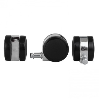 Lote 5 Ruedas ROLLER 4, 11x50mm, Aptas para Suelos Duros 2