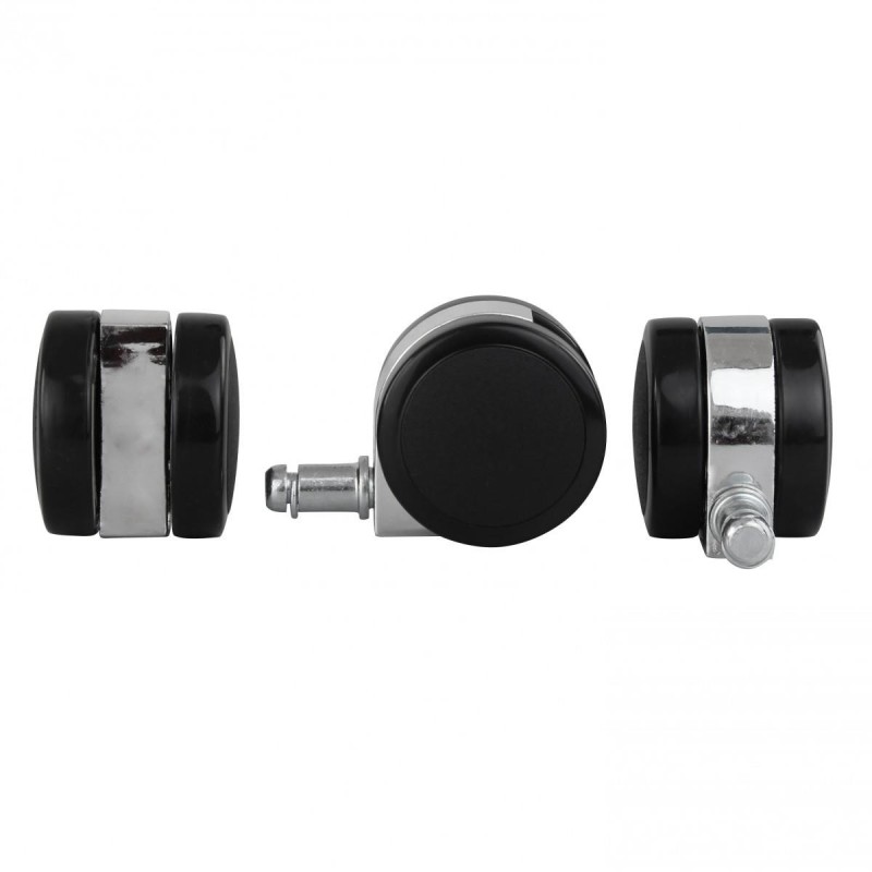 Lote 5 Ruedas ROLLER 4, 11x50mm, Aptas para Suelos Duros