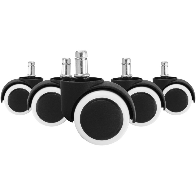 Lote 5 Ruedas ROLLER 5, 11x50mm, Aptas para Suelos Duros