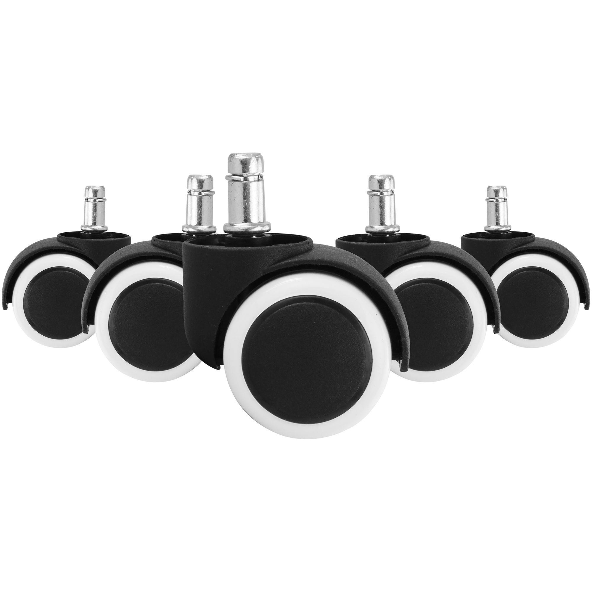Lote 5 Ruedas ROLLER 5, 11x50mm, Máxima Resistencia, Aptas para Suelos Duros