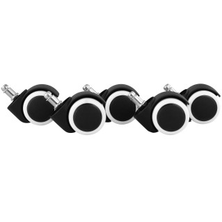 Lote 5 Ruedas ROLLER 5, 11x50mm, Aptas para Suelos Duros 2
