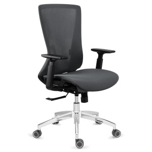 Silla ergonómica EVANS, Negro