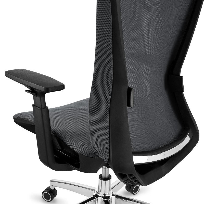 Silla ergonómica EVANS, Negro
