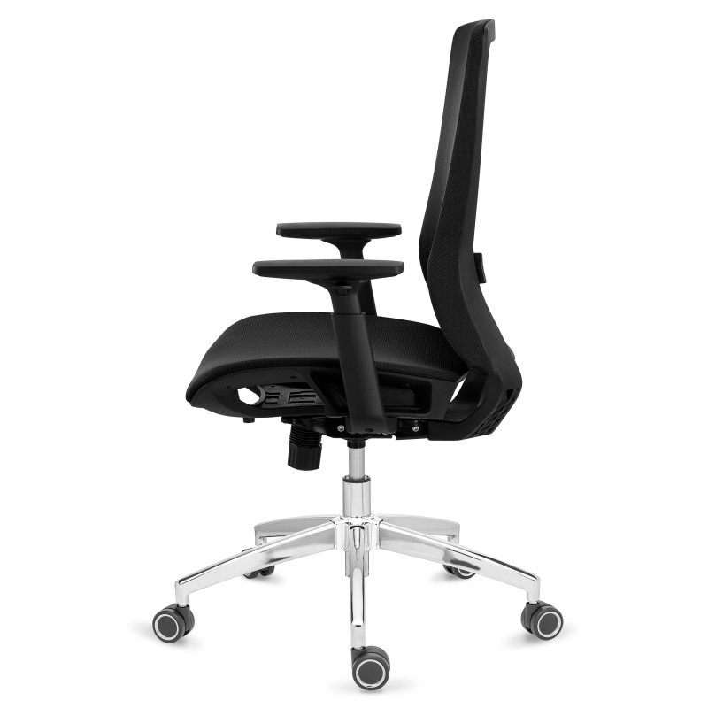 Silla ergonómica EVANS, Negro