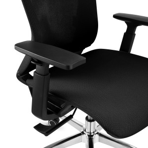 Silla ergonómica EVANS, Negro
