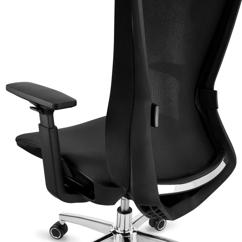 Silla ergonómica EVANS, Negro