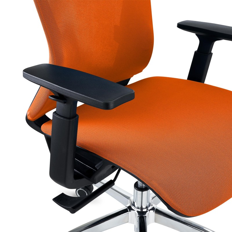 Silla ergonómica EVANS, Negro