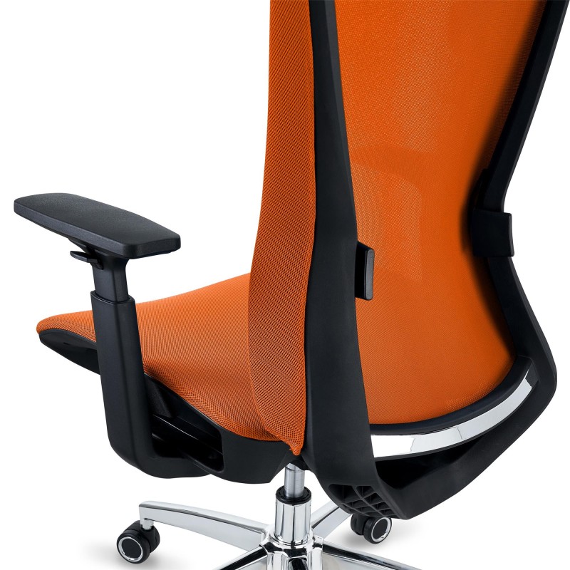 Silla ergonómica EVANS, Negro