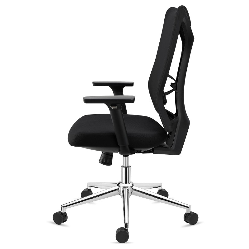 Silla de Oficina Ergonómica ADARA, uso profesional 8h, negro
