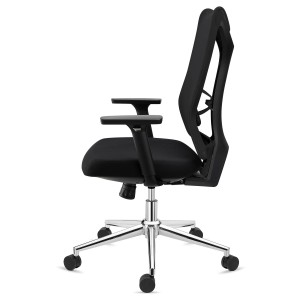Silla de Oficina Ergonómica ADARA, uso profesional 8h, negro