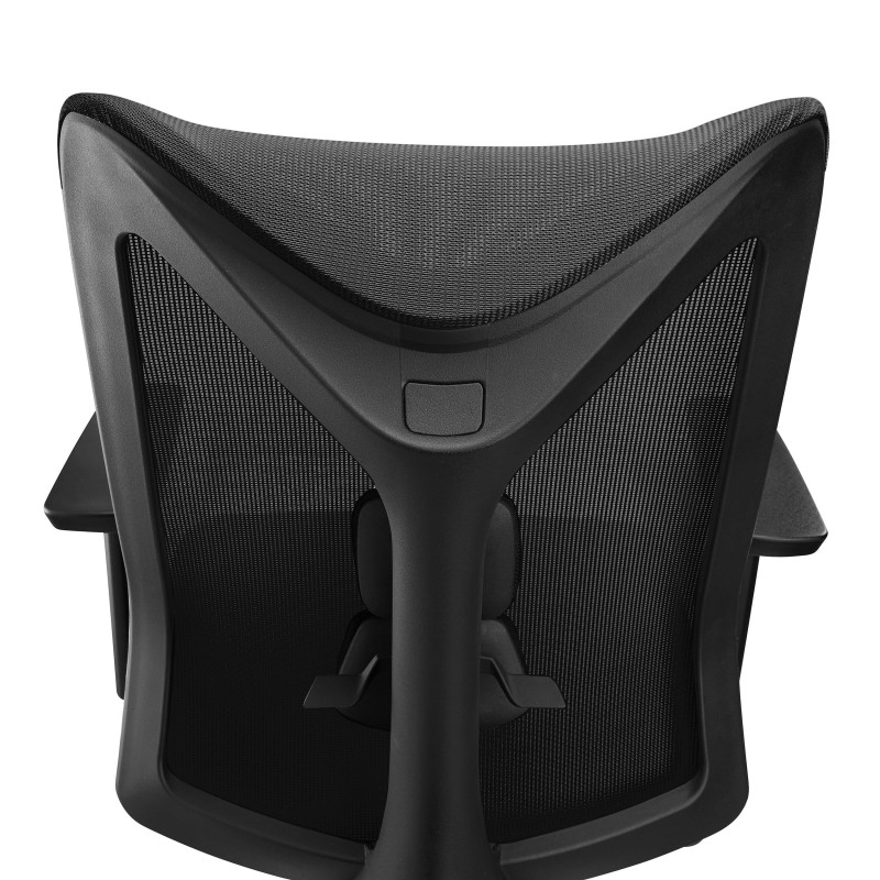 Silla de Oficina Ergonómica ADARA, uso profesional 8h, negro