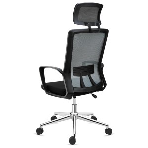 Silla de Oficina ERGOCITY, Reposacabezas, En Negro