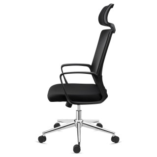 Silla de Oficina ERGOCITY, Reposacabezas, En Negro 2