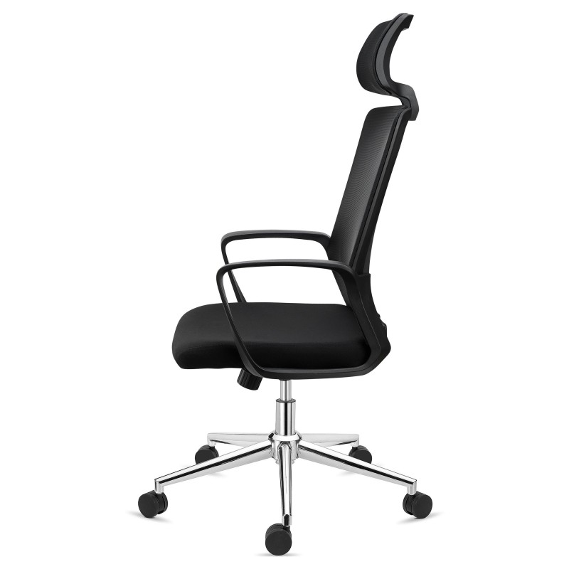 Silla de Oficina ERGOCITY, Reposacabezas, En Negro