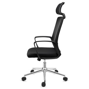 Silla de Oficina ERGOCITY, Reposacabezas, En Negro