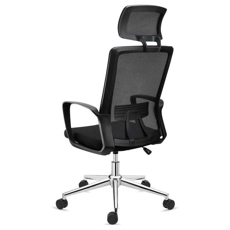 Silla de Oficina ERGOCITY, Reposacabezas, En Negro