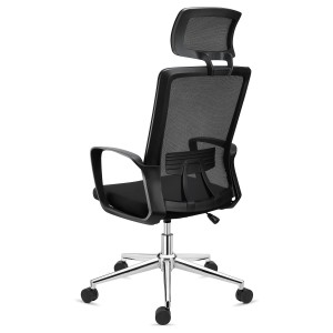 Silla de Oficina ERGOCITY, Reposacabezas, En Negro