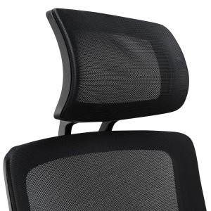 Silla de Oficina ERGOCITY, Reposacabezas, En Negro