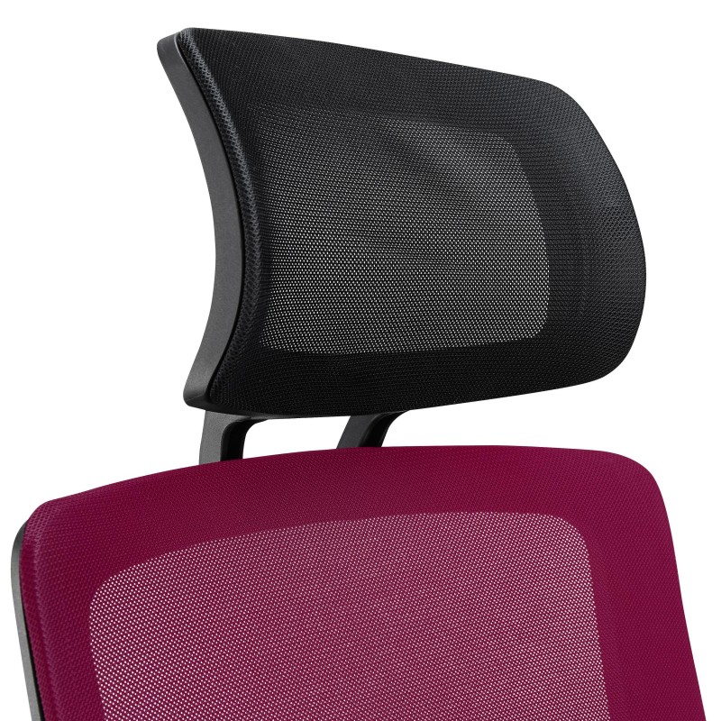 Silla de Oficina ERGOCITY, Reposacabezas, En Negro
