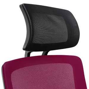 Silla de Oficina ERGOCITY, Reposacabezas, En Negro
