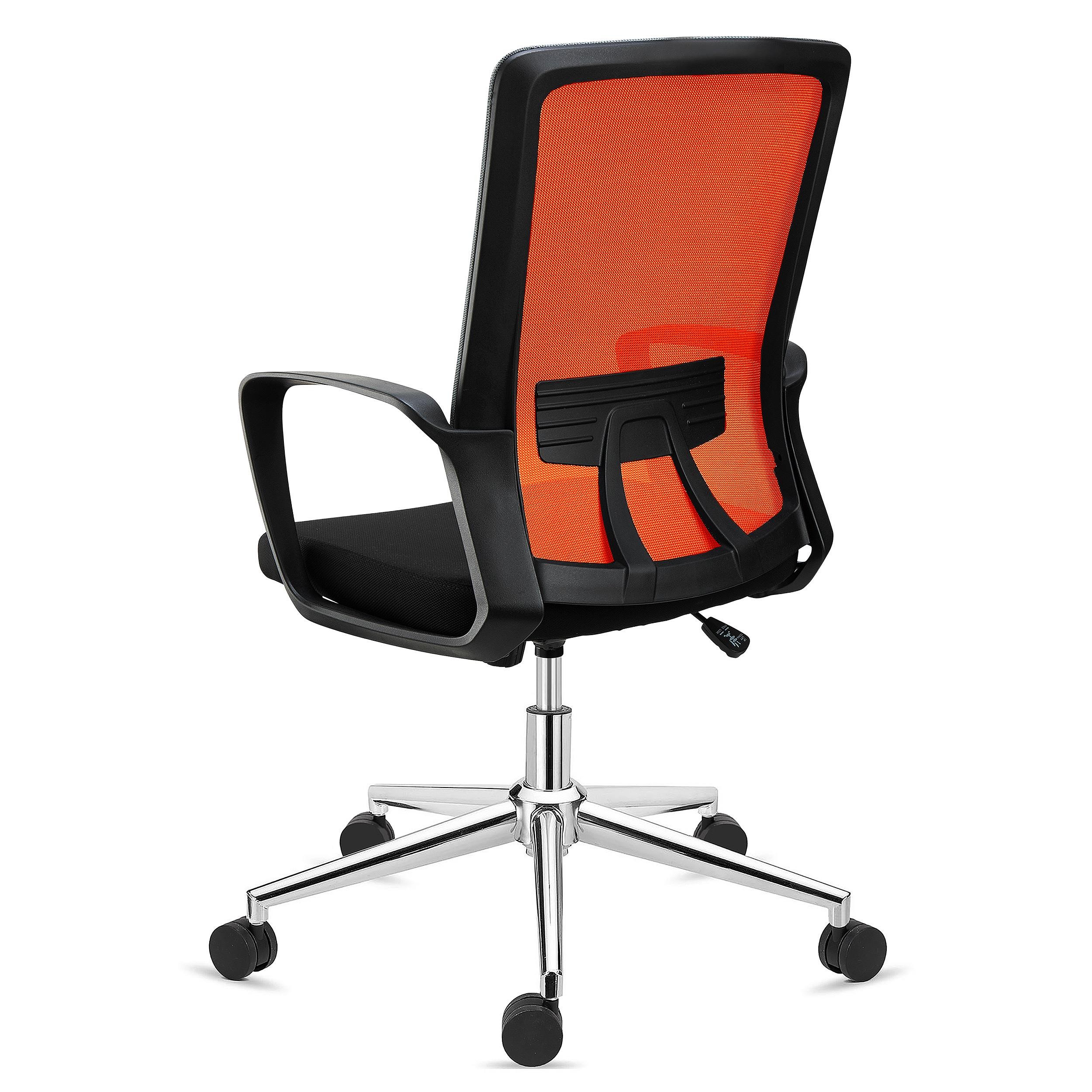 Silla de Oficina ERGOCITY, Soporte Lumbar, Respaldo Basculante, En Negro