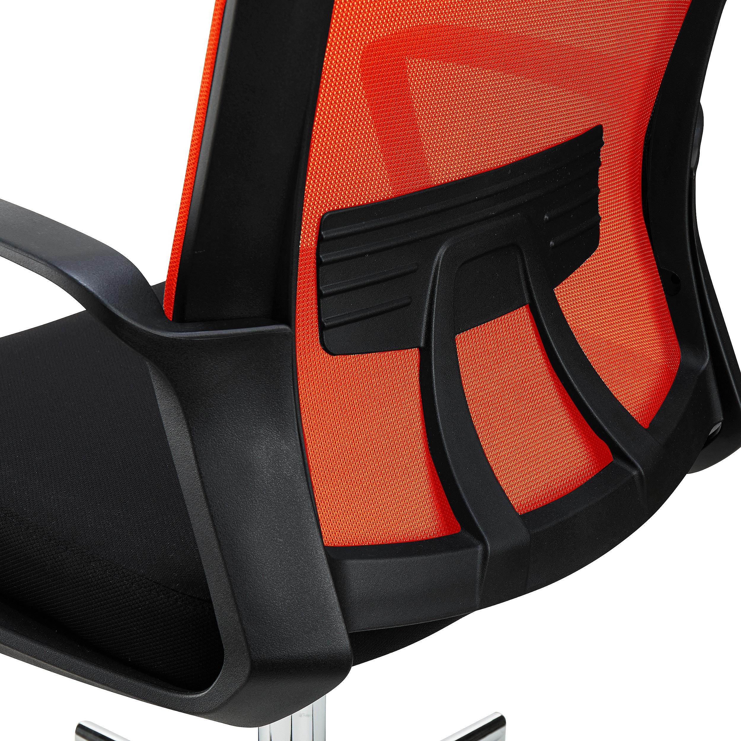 Silla de Oficina ERGOCITY, Soporte Lumbar, Respaldo Basculante, En Negro