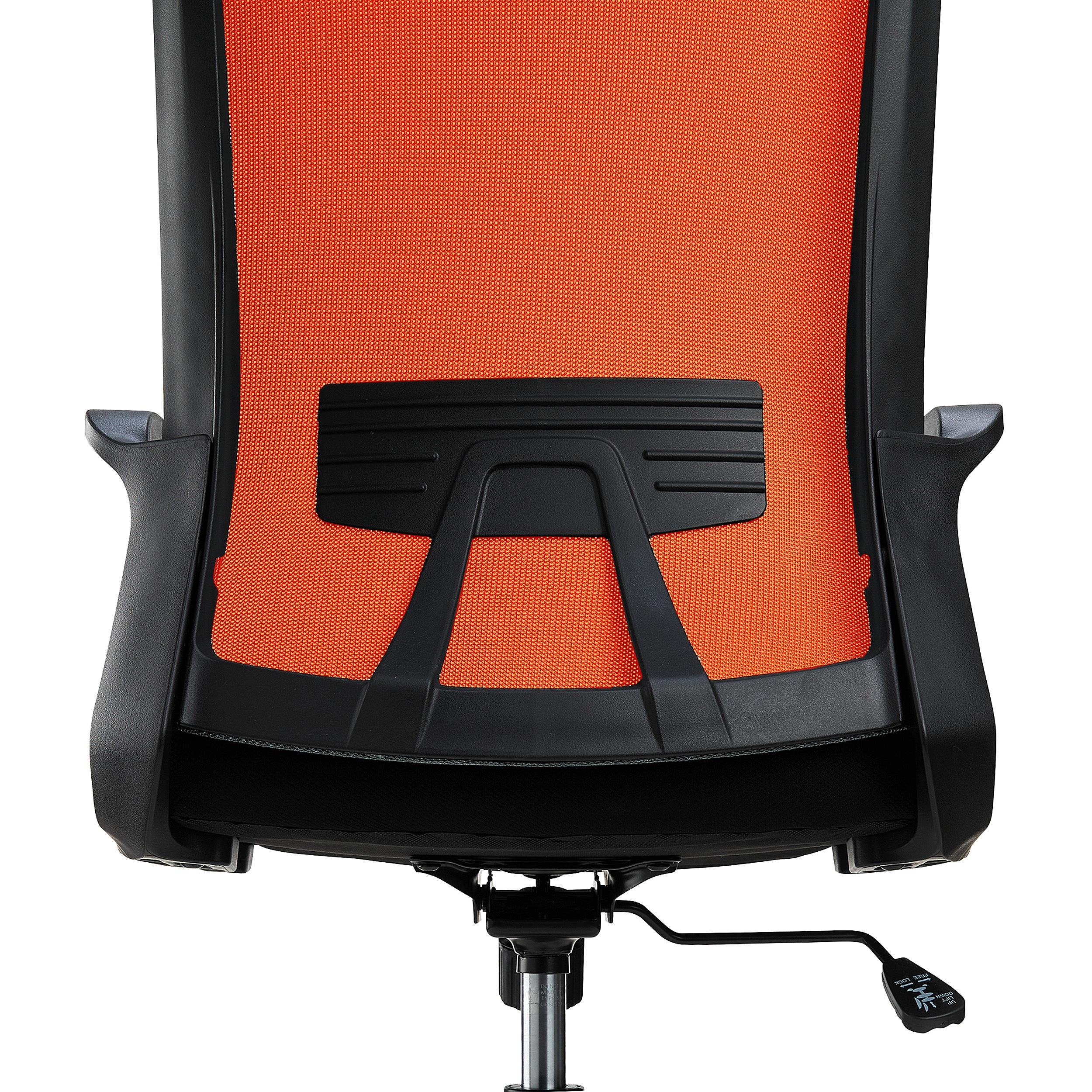 Silla de Oficina ERGOCITY, Soporte Lumbar, Respaldo Basculante, En Negro