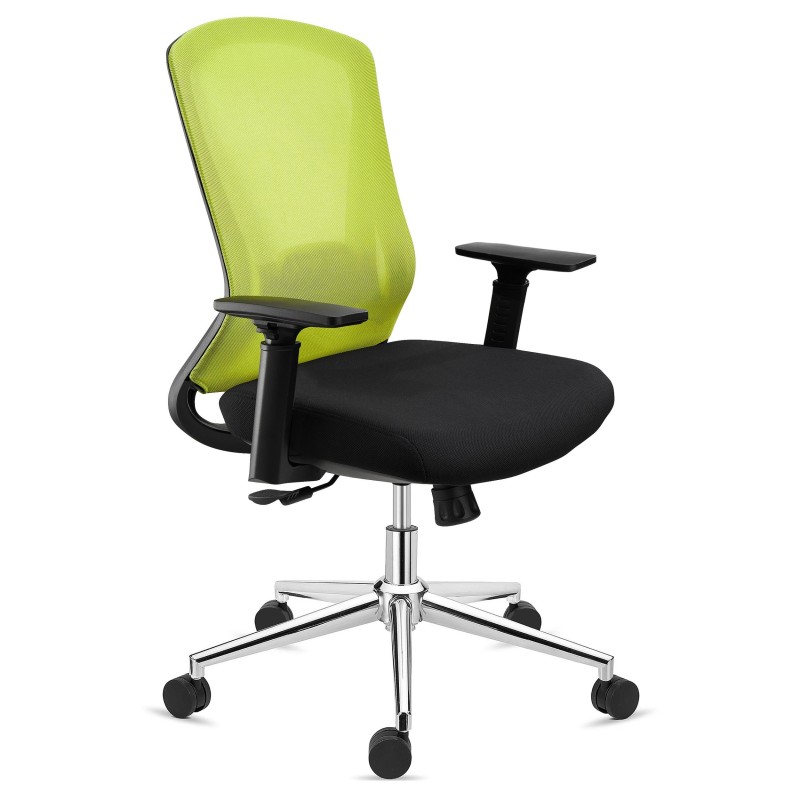 Silla de oficina ergonómica RIVER, comodidad y diseño, en negro