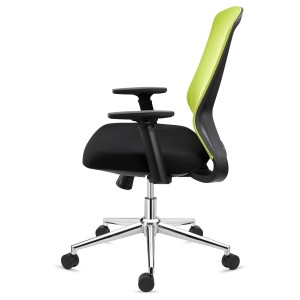 Silla de oficina ergonómica RIVER, comodidad y diseño, en negro