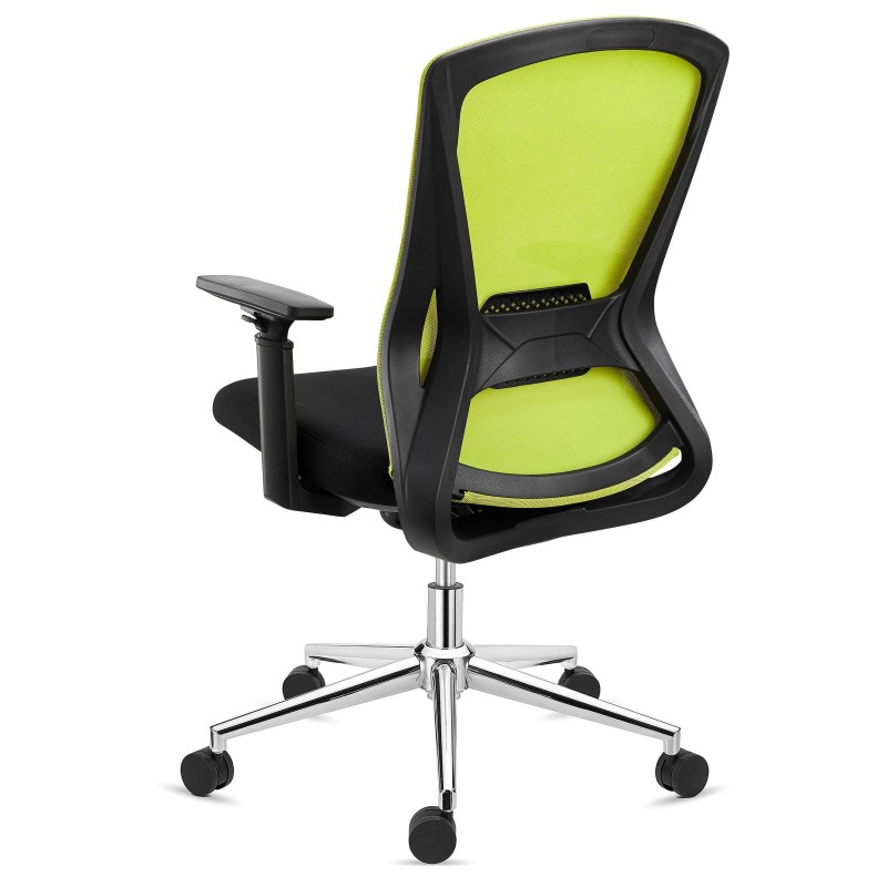 Silla de oficina ergonómica RIVER, comodidad y diseño, en negro