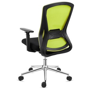 Silla de oficina ergonómica RIVER, comodidad y diseño, en negro