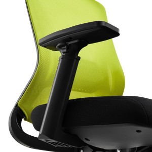 Silla de oficina ergonómica RIVER, comodidad y diseño, en negro