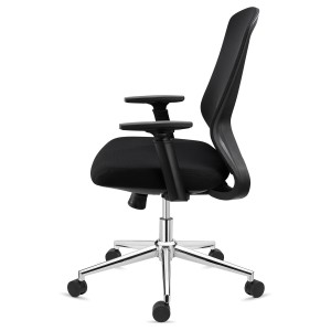 Silla de oficina ergonómica RIVER, comodidad y diseño, en negro