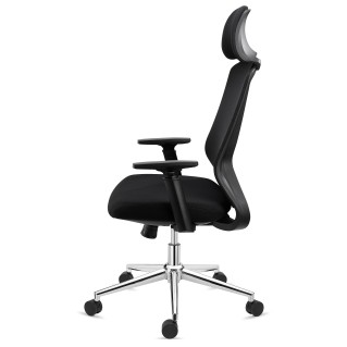 Silla ergonómica RIVER, comodidad y diseño, en negro 2