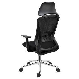 Silla ergonómica RIVER, comodidad y diseño, en negro