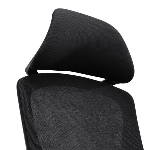 Silla ergonómica RIVER, comodidad y diseño, en negro