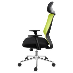 Silla ergonómica RIVER, comodidad y diseño, en negro
