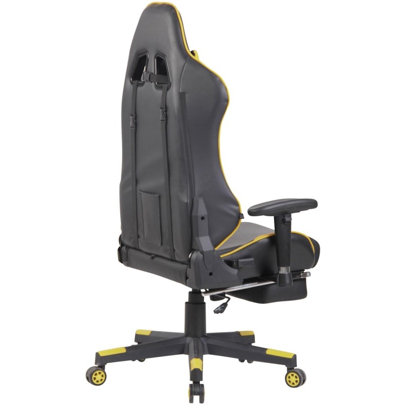 Silla Gaming RACING LUX en Piel Negro/Amarillo