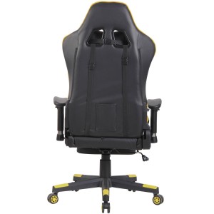 Silla Gaming RACING LUX en Piel Negro/Amarillo