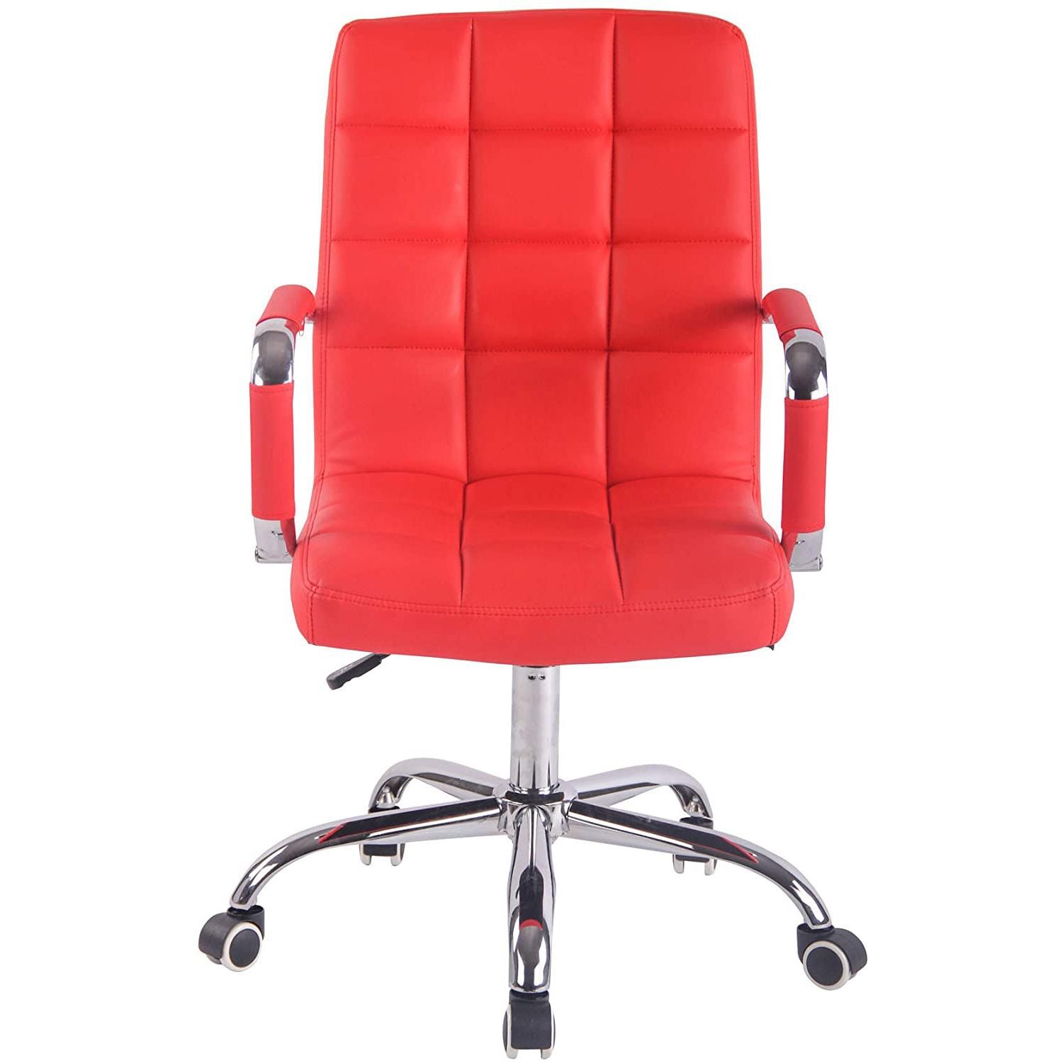 Silla de Oficina DELAN PRO, Gran Acolchado, Base Metálica, Tapizada en Piel Negra