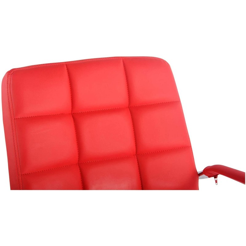 Silla de Oficina DELAN PRO tapizada en Piel Negra