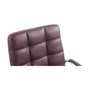 Silla de Oficina DELAN PRO tapizada en Piel Negra