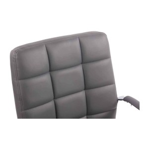 Silla de Oficina DELAN PRO tapizada en Piel Negra