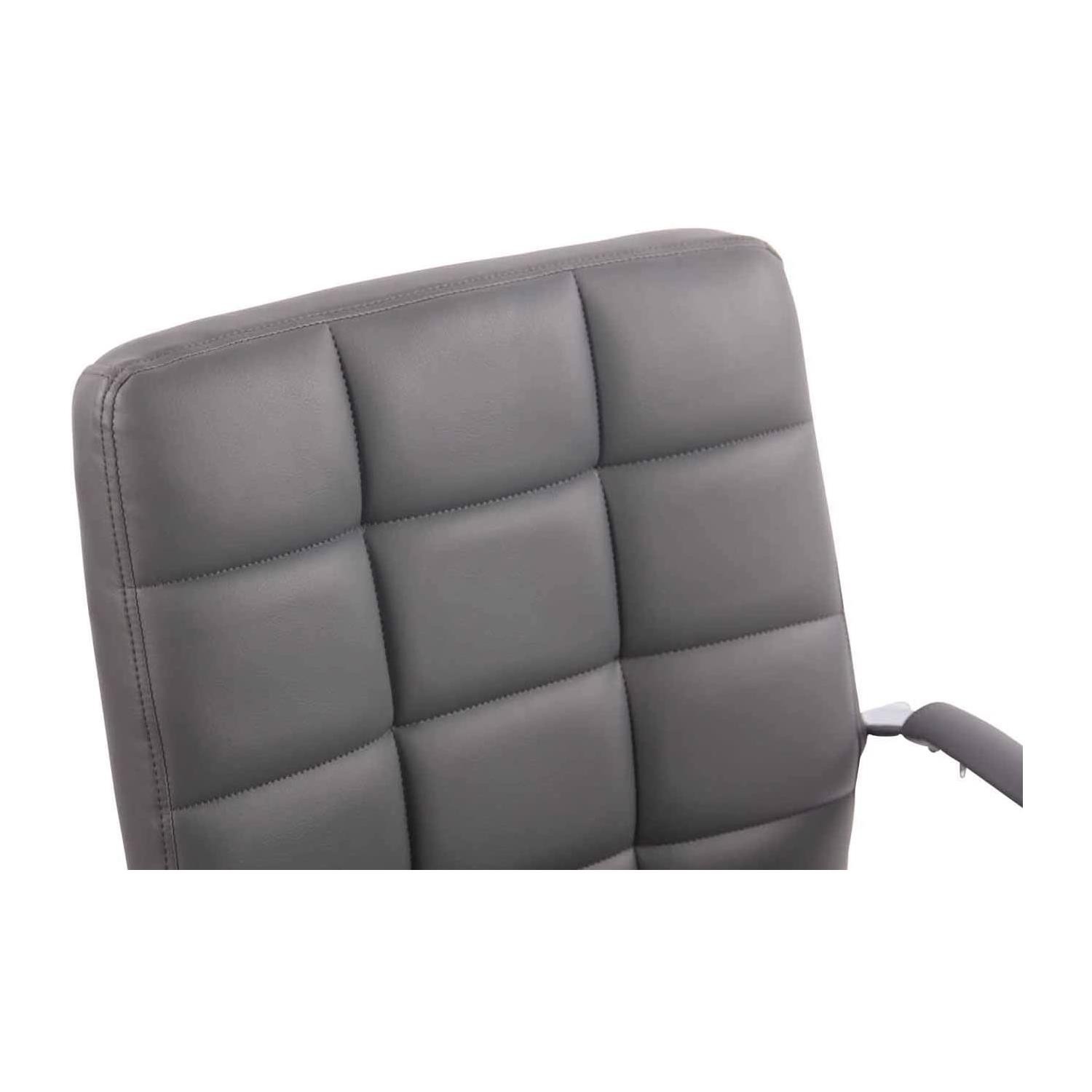 Silla de Oficina DELAN PRO, Gran Acolchado, Base Metálica, Tapizada en Piel Negra