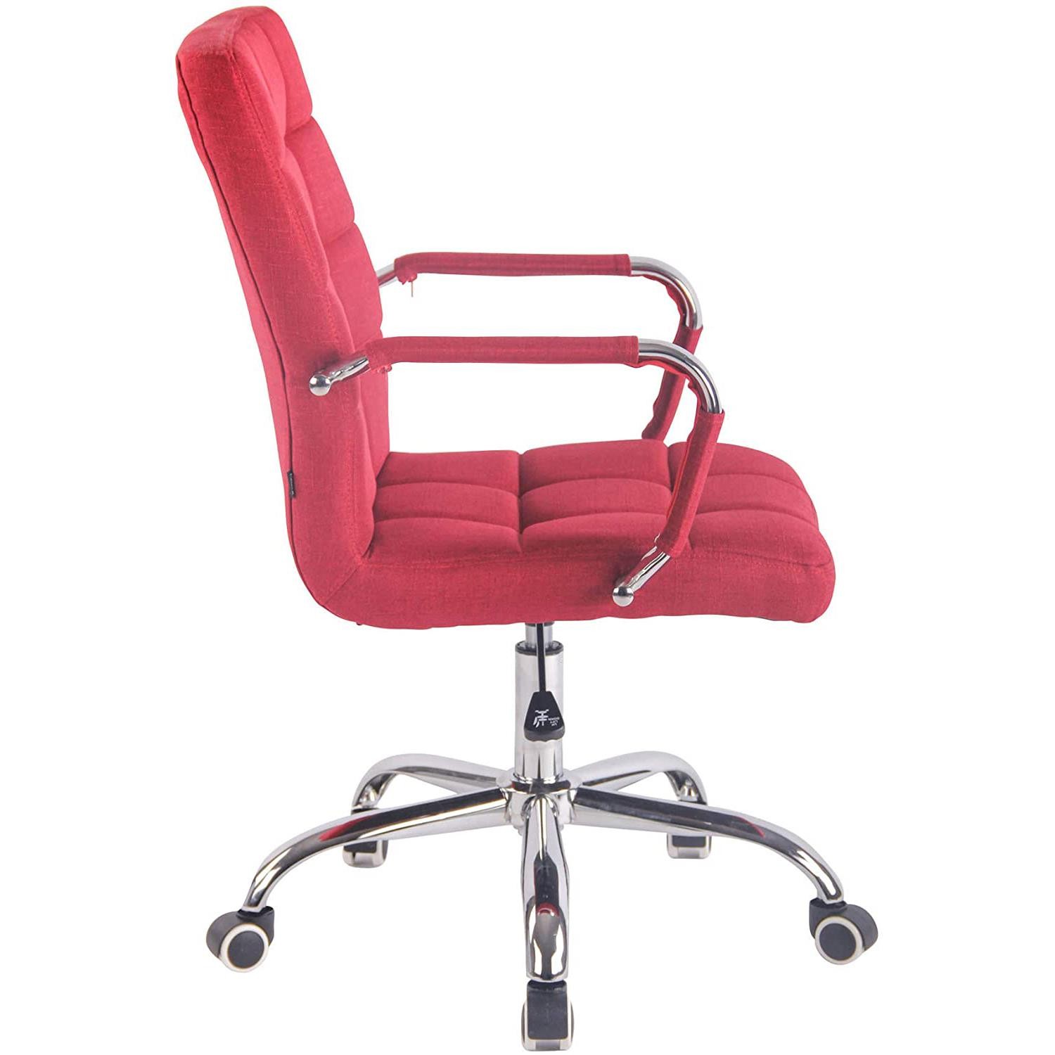 Silla de Oficina DELAN PRO TELA, Gran Acolchado, Base Metálica, color Negro